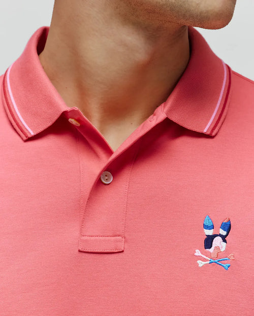 PSYCHO BUNNY POLO ARA PARA CABALLERO HOMBRE ROJO MT0100118656