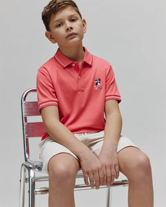 PSYCHO BUNNY POLO ARA PARA NIÑO NIÑO ROJO KT0100075656