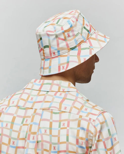 GORRA PSYCHO BUNNY PARA HOMBRE COLOR BLANCO MO1500080250
