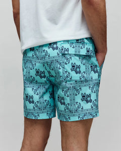 T-SWIM PSYCHO BUNNY PARA HOMBRE COLOR AZUL MB1000053409