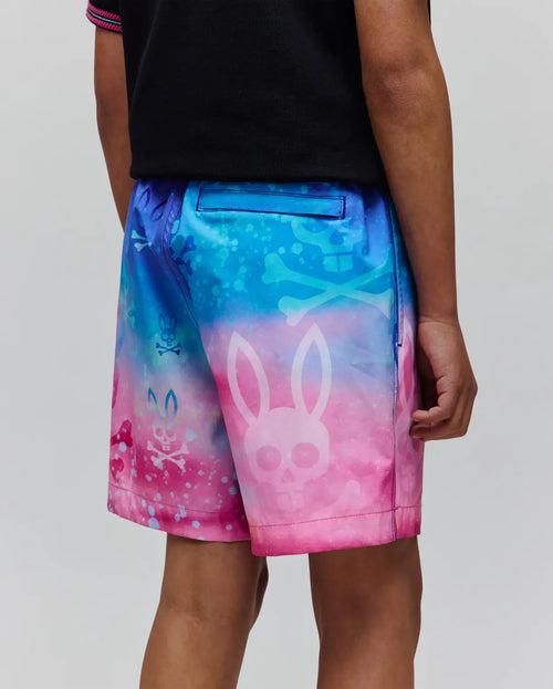 T-SWIM PSYCHO BUNNY PARA NIÑO COLOR ROSADO KB1000032652