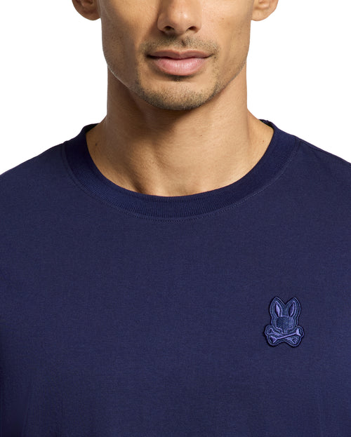 PSYCHO BUNNY CAMISETA HOMBRE CUELLO REDONDO AZUL