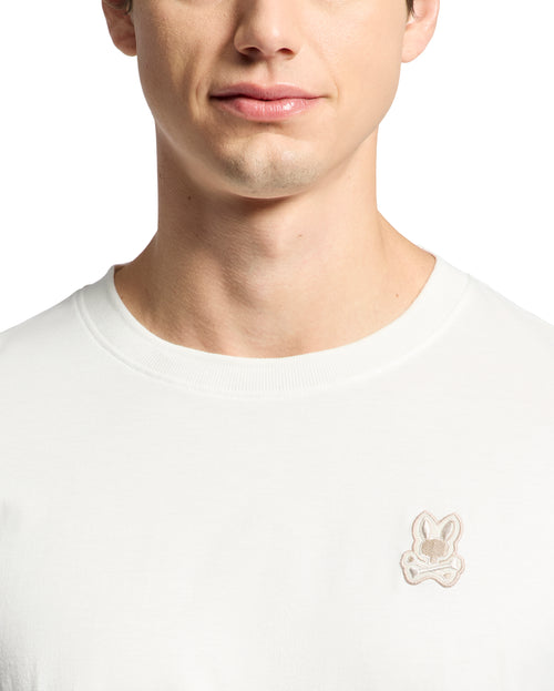PSYCHO BUNNY CAMISETA HOMBRE CUELLO REDONDO BEIGE