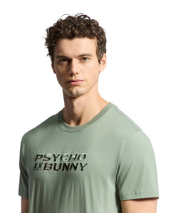 PSYCHO BUNNY CAMISETA HOMBRE CUELLO REDONDO VERDE