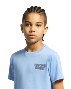 PSYCHO BUNNY CAMISETA NIÑO CUELLO REDONDO AZUL