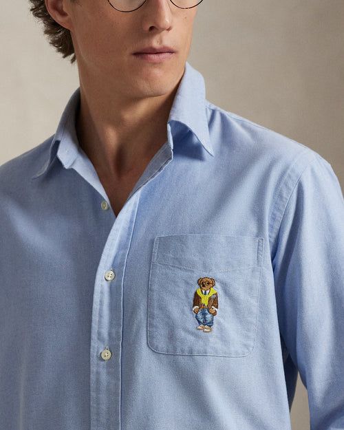 RALPH LAUREN HOMBRE CAMISA M/L AZUL