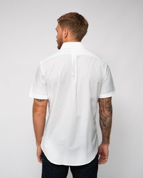 RALPH LAUREN CAMISA MANGA CORTA HOMBRE BLANCO