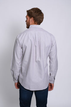 RALPH LAUREN CAMISA MANGA LARGA HOMBRE GRIS