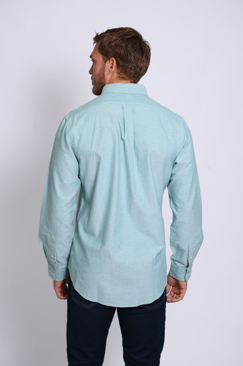 RALPH LAUREN CAMISA MANGA LARGA HOMBRE VERDE