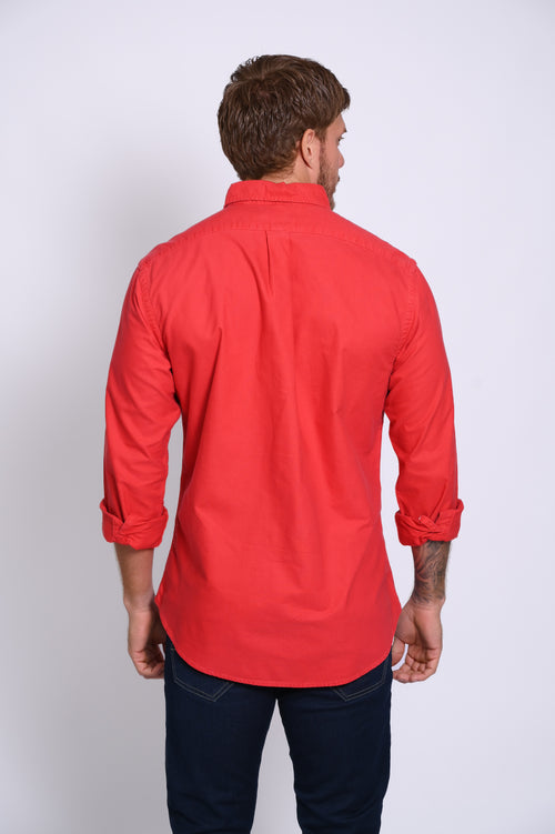 RALPH LAUREN CAMISA MANGA LARGA HOMBRE MARRON