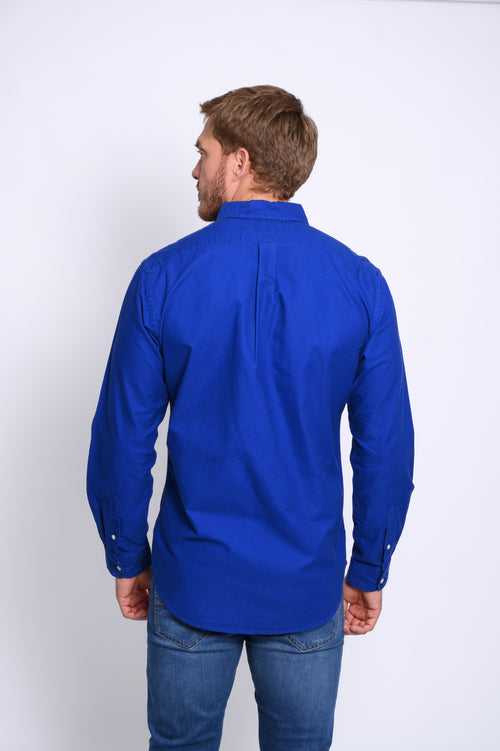 RALPH LAUREN CAMISA MANGA LARGA HOMBRE AZUL