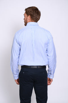 RALPH LAUREN CAMISA MANGA LARGA HOMBRE AZUL