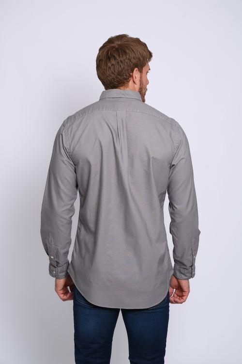 RALPH LAUREN CAMISA MANGA LARGA HOMBRE GRIS
