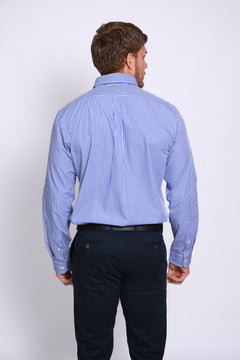 RALPH LAUREN CAMISA MANGA LARGA HOMBRE AZUL