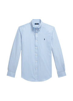 ralph lauren camisa manga larga hombre azul