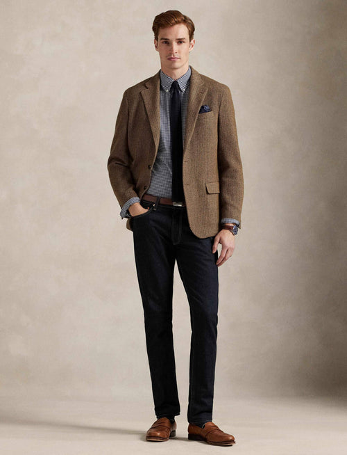 RALPH LAUREN CAMISA MANGA LARGA HOMBRE AZUL