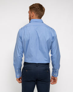 RALPH LAUREN CAMISA MANGA LARGA HOMBRE AZUL