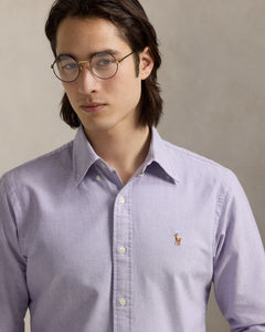 RALPH LAUREN HOMBRE CAMISA M/L MORADO