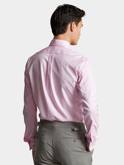 RALPH LAUREN CAMISA MANGA LARGA HOMBRE ROSADO