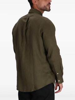 RALPH LAUREN CAMISA MANGA LARGA HOMBRE VERDE