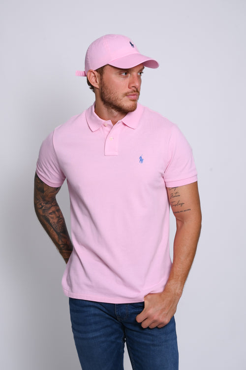 RALPH LAUREN CAMISETAS TIPO POLO HOMBRE ROSADO