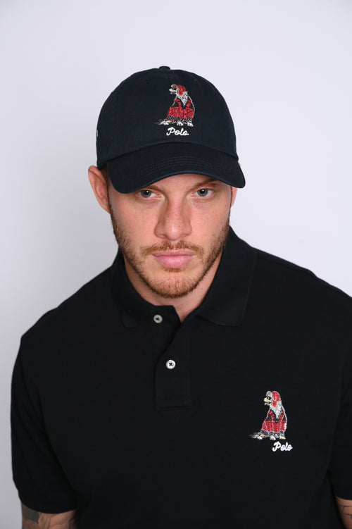 RALPH LAUREN CAMISA TIPO POLO HOMBRE NEGRO