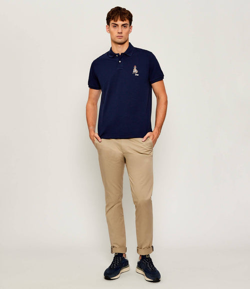 ralph lauren camisa tipo polo hombre azul