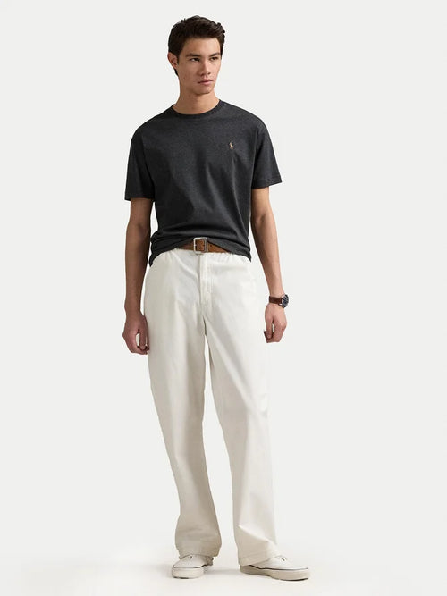 ralph lauren camisetas cuello redondo hombre negro