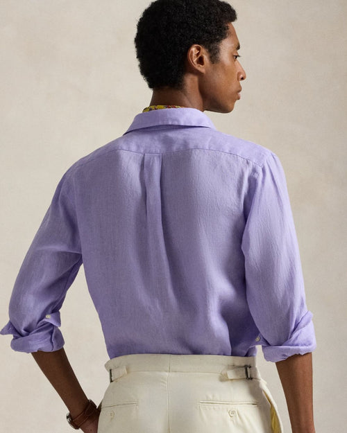 Camisa Manga Larga Cubdppcs-Long Sleeve-Sport Shirt Ralph Lauren Para Hombre De Color Morado