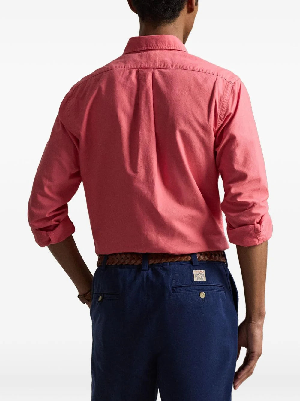 Camisa Manga Larga Cubdppcs-Long Sleeve-Sport Shirt Ralph Lauren Para Hombre De Color Rojo