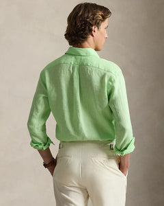 Camisa Cubdppcs-Long Sleeve-Sport Shirt Ralph Lauren Para Hombre De Color Verde