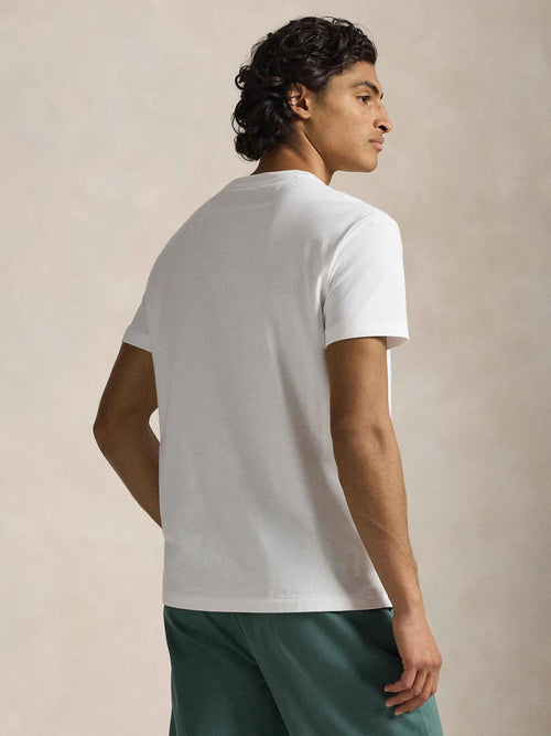 Camiseta Knit-T-Shirt Ralph Lauren Para Hombre De Color Blanco