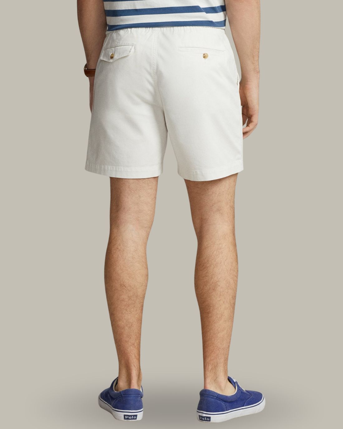 Pantalon Corto Cfprepsters-Flat-Short Ralph Lauren Para Hombre De Color Blanco