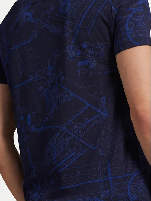 T-SHIRT RALPH LAUREN HOMBRE SCHEMATIC CAMO 710P04019001