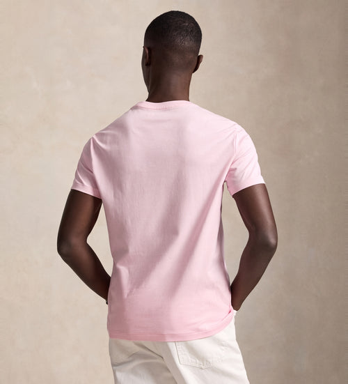 CAMISETA RALPH LAUREN PARA CABALLERO MANGA CORTA ROSADO REF 710671438530