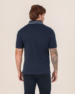 CARVEN POLO HOMBRE AZUL CVY31509DKNV