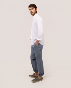 Camisa Lino EL GANSO HOMBRE BLANCO