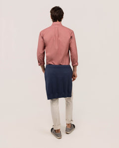 Camisa Algodón Garment Dyed EL GANSO HOMBRE ROJO
