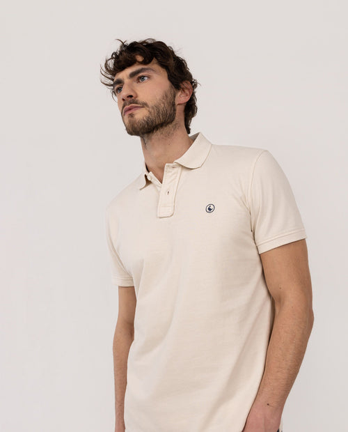 Polo Single Jersey EL GANSO HOMBRE BEIGE
