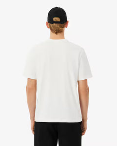 LACOSTE TH582370V CAMISETA ESTAMPADA DE PESO MEDIO WHITE