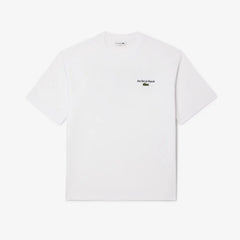 LACOSTE TH5950001 CAMISETA OVERSIZED ESTAMPADA WHITE