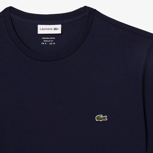 CAMISETA LACOSTE HOMBRE AZUL TH6709166