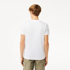 CAMISETA LACOSTE HOMBRE BLANCO TH6709001