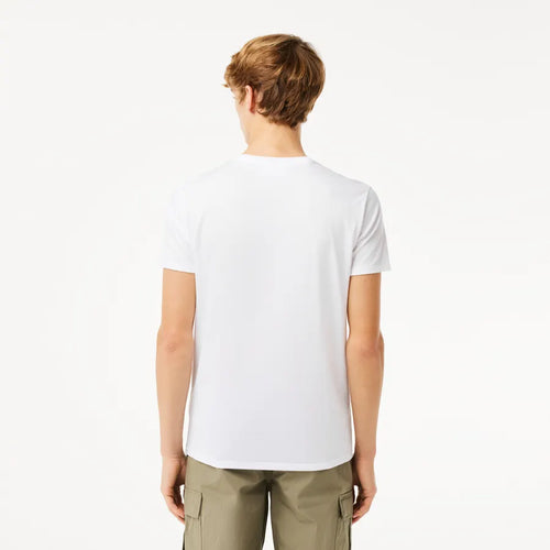 CAMISETA LACOSTE HOMBRE BLANCO TH6709001
