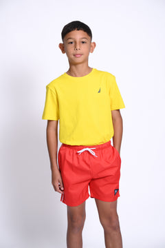 NAUTICA TRAJE DE BAÑO DE NIÑO ROJO