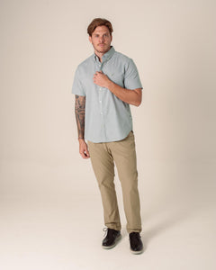 NAUTICA CAMISA M/C DE HOMBRE VERDE W01142-3SY