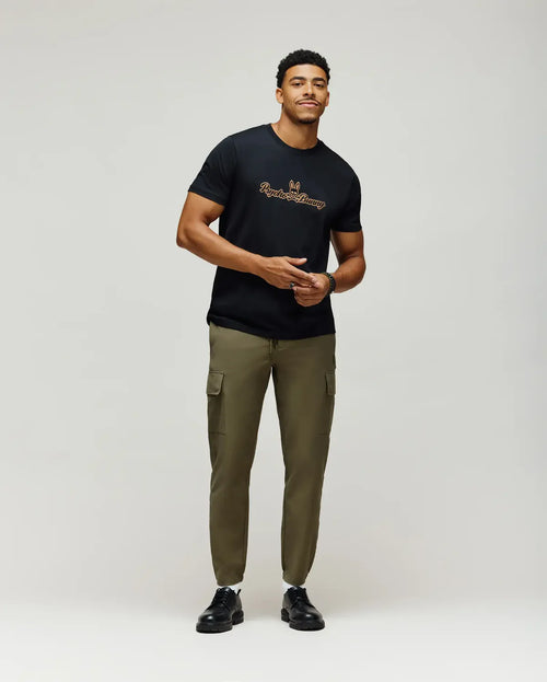 psycho bunny camiseta hombre fantasia negro