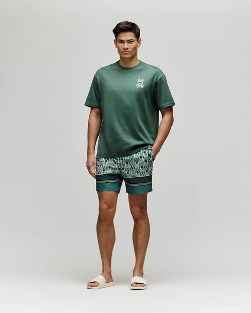 psycho bunny camiseta hombre fantasia verde