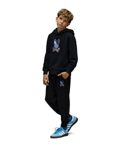 psycho bunny pantalon niño deportivo negro