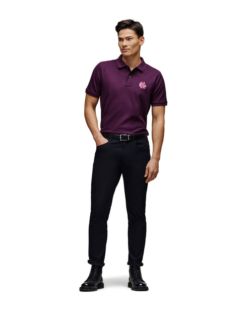 psycho bunny polo manga corta hombre fantasia morado